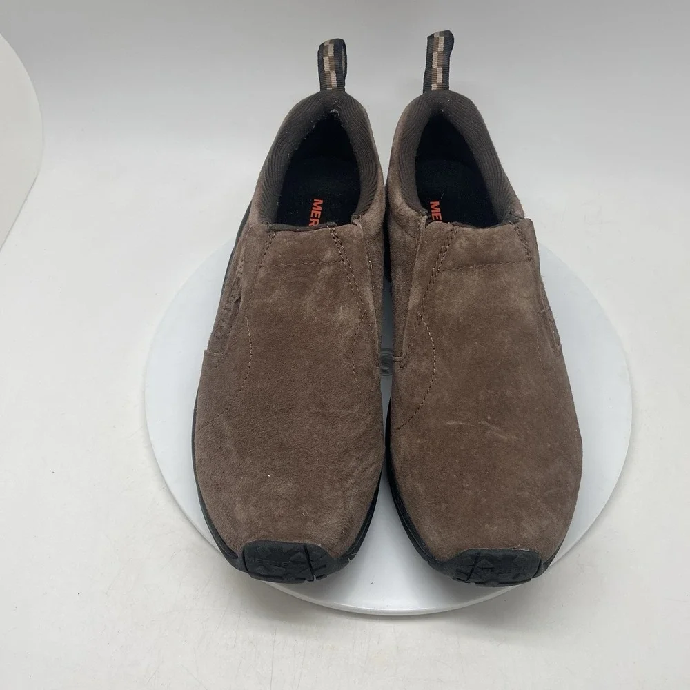 Merrell Jungle Moc Mens 9 J65685 Brown Suede‎ Slip On Loafers Casual Shoes